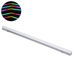 DIGI-BAR 90214 Ψηφιακή Pixel Addressable Facade Μπάρα LED 12W 720lm 180° DC 24V Αδιάβροχο IP65  8 x Pixel RGB DMX512 Dimmable SPI/TTL Protocol IC UCS512C0 – Ασημί & Λευκό – Μ100 x Π3 x Υ4.5cm – 3 Χρόνια Εγγύηση