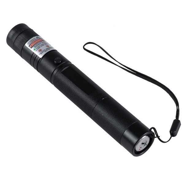 78997 Φορητό Επαναφορτιζόμενο Laser Pointer 5Mw Class 3 DOT Zoom με Extra Κεφαλή για Dot Effects με Μπαταρία 18650 Li-ion 4800mAh & Φορτιστή - Πράσινο 532nm Φ2.2 x Υ15cm - Image 3