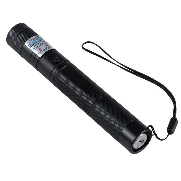 78998 Φορητό Επαναφορτιζόμενο Laser Pointer 5Mw Class 3 DOT Zoom με Extra Κεφαλή για Dot Effects με Μπαταρία 18650 Li-ion 4800mAh & Φορτιστή - UV 405nm Φ2.2 x Υ15cm - Image 3
