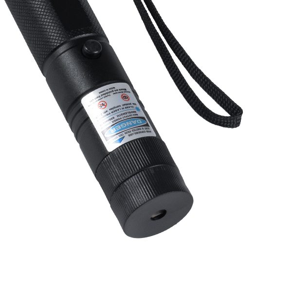 78998 Φορητό Επαναφορτιζόμενο Laser Pointer 5Mw Class 3 DOT Zoom με Extra Κεφαλή για Dot Effects με Μπαταρία 18650 Li-ion 4800mAh & Φορτιστή - UV 405nm Φ2.2 x Υ15cm - Image 5