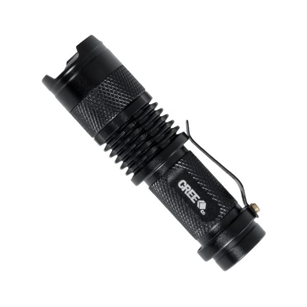 79020 Φορητός Φακός Χειρός CREE LED 6W 480lm - Ψυχρό Λευκό 6000K - Φ2.5 x Υ9.2cm - Image 2