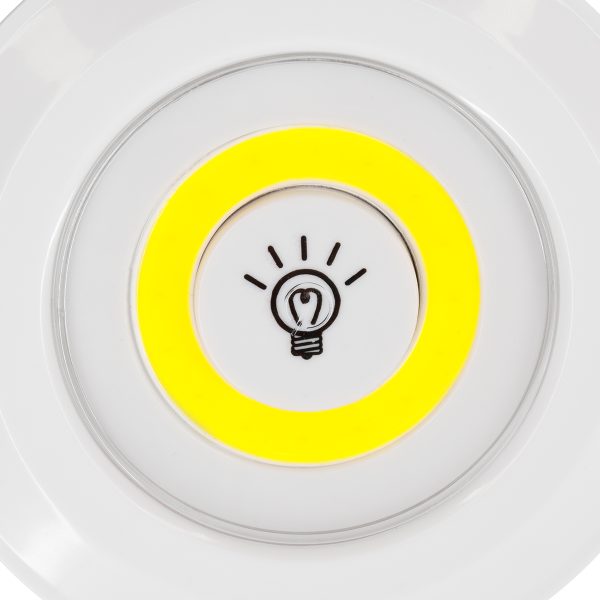 79044 Φωτιστικά Νυκτός Μπαταρίας LED COB 6W 600lm με Timer & Ασύρματο Χειριστήριο RF - ΣΕΤ 3 Τεμαχίων Ψυχρό Λευκό 6000K - Image 5