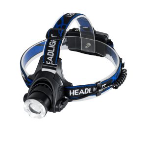 79055 Φακός Κεφαλής Επαναφορτιζόμενος LED CREE XML2-T6 Chip 10 Watt 800lm με 2 x 18650 Μπαταρίες 5200mAh – Ψυχρό Λευκό 6000K – Μ8.5 x Π6.5 x Υ7cm