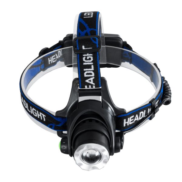 79055 Φακός Κεφαλής Επαναφορτιζόμενος LED CREE XML2-T6 Chip 10 Watt 800lm με 2 x 18650 Μπαταρίες 5200mAh - Ψυχρό Λευκό 6000K - Μ8.5 x Π6.5 x Υ7cm - Image 4
