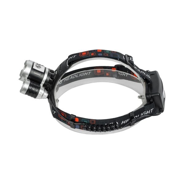 79057 Φακός Κεφαλής Επαναφορτιζόμενος LED CREE XML2-T6 Chip 30 Watt 3000lm με 2 x 18650 Μπαταρίες 6000mAh Ψυχρό Λευκό 6000K - Image 3