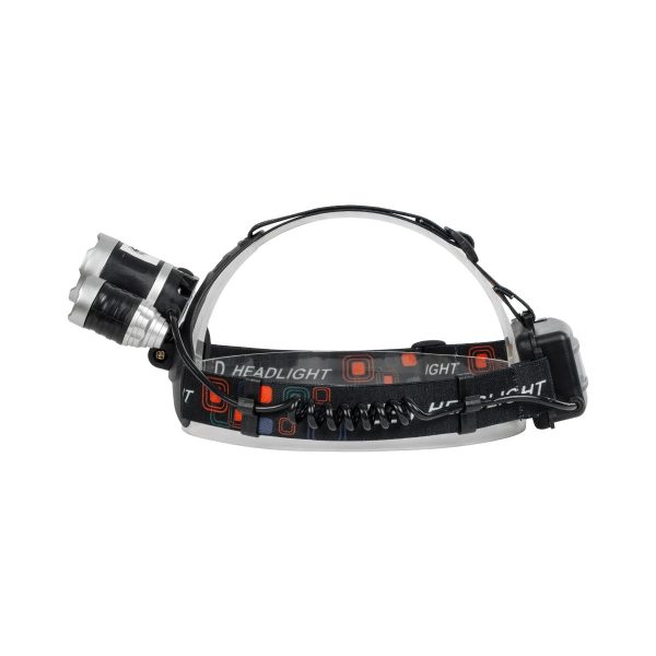 79057 Φακός Κεφαλής Επαναφορτιζόμενος LED CREE XML2-T6 Chip 30 Watt 3000lm με 2 x 18650 Μπαταρίες 6000mAh Ψυχρό Λευκό 6000K - Image 4