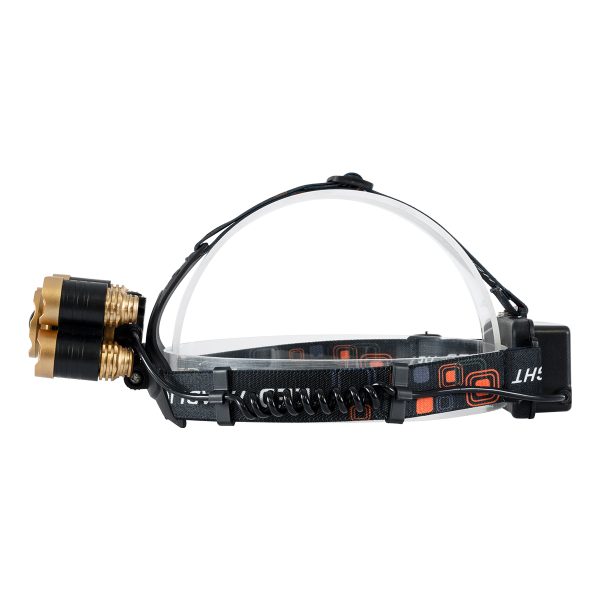 79060 Φορητός Φακός Κεφαλής LED CREE 30W με Επαναφορτιζόμενη Μπαταρία 5200mAh & Καλώδιο Φόρτισης USB - Ψυχρό Λευκό 6000K - Μ8.5 x Π5.5 x Υ5cm - Image 3
