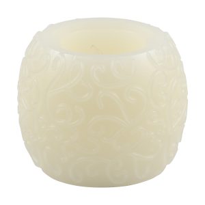 CANDLE 79537 Διακοσμητικό Realistic Κερί με LED Εφέ Κινούμενης Φλόγας – Μπαταρίας 3 x LR1130 Θερμό Λευκό 2700K Μπεζ D6 x H5cm
