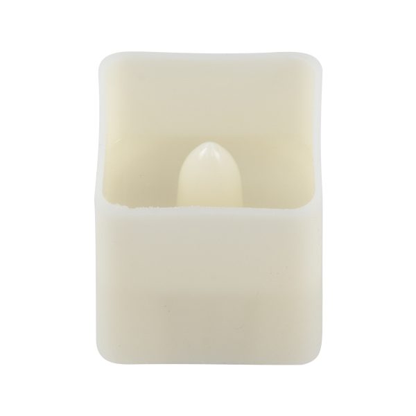 CANDLE 79538 ΣΕΤ 12 x Διακοσμητικά Realistic Κεράκια με LED Εφέ Κινούμενης Φλόγας - Μπαταρίας 12 x CR2032 Θερμό Λευκό 2700K Μπεζ L3.5 x W3.5 x H3.5cm - Image 3