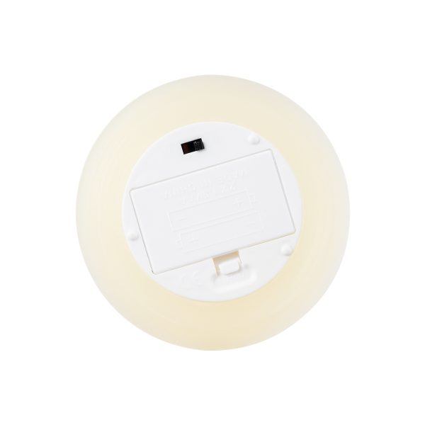 FIREFLAME 79543 Διακοσμητικό Realistic Κερί Παραφίνης με LED Εφέ Κινούμενης Φλόγας - Μπαταρίας & Ασύρματο Χειριστήριο IR Θερμό Λευκό 2700K Dimmable - Φ10 x Υ20cm - Image 4