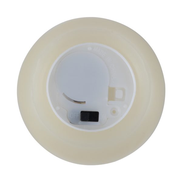 CANDLE 79548 ΣΕΤ 2 x Διακοσμητικά Realistic Κεράκια με LED Εφέ Κινούμενης Φλόγας - Μπαταρίας 2 x CR2032 Μπλε Μπεζ D6 x H5cm - Image 4