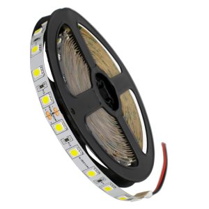 70220 Ταινία LED SMD 5050 5m 14.4W/m 60LED/m 1728lm/m 120° DC 24V IP20 Ψυχρό Λευκό 6000K – 5 Χρόνια Εγγύηση
