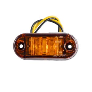 79908 Πλευρικά Φώτα Όγκου Φορτηγών LED 2xSMD2835 DC 10-30V 2W 134lm IP66 Πορτοκαλί – Μ6.5 x W3 x H1.8cm