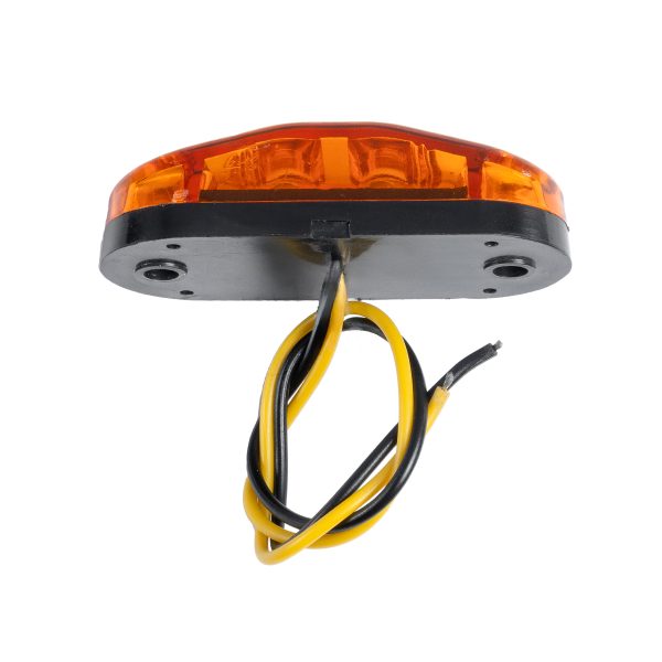 79908 Πλευρικά Φώτα Όγκου Φορτηγών LED 2xSMD2835 DC 10-30V 2W 134lm IP66 Πορτοκαλί - Μ6.5 x W3 x H1.8cm - Image 3