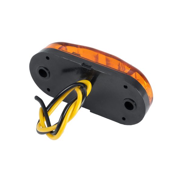 79908 Πλευρικά Φώτα Όγκου Φορτηγών LED 2xSMD2835 DC 10-30V 2W 134lm IP66 Πορτοκαλί - Μ6.5 x W3 x H1.8cm - Image 4