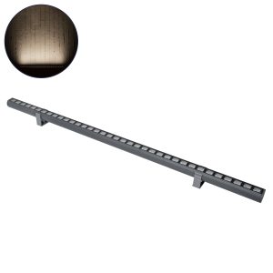 WASHER-PANDA 90584 Μπάρα Φωτισμού Wall Washer LED 36W 3420lm 15° DC 24V Αδιάβροχο IP67 Φυσικό Λευκό 4500K Dimmable – Γκρι Ανθρακί – Μ100 x Π4 x Υ3.5cm – 3 Χρόνια Εγγύηση