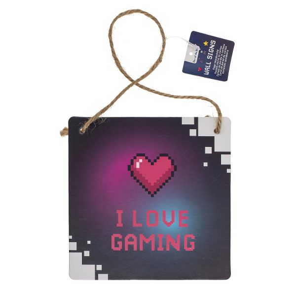 Πινακίδα Κρεμαστή Διακοσμητική Gaming Χαρτόνι 18x18cm Σε 4 Σχέδια - Image 5