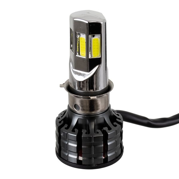 81661 H4/HS1 KIT Βασικού Φωτισμού Μοτοσυκλέτας 2nd Generation Can-Bus Series LED CREE CXB COB 60W 6000lm DC 8-80V Αδιάβροχο IP67 Ψυχρό Λευκό 8000K - Image 3