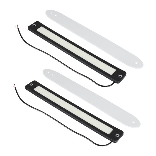 81722 Σετ 2 Μπάρες DRL LED CREE COB 24W 3600lm 120° DC 12V Αδιάβροχες IP65 Ψυχρό Λευκό 6000K - Image 4