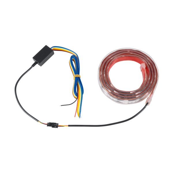 81733 Car Backlit LED Strip Εύκαμπτη Ταινία 150cm Σήμανσης DRL Αυτοκινήτου 5 Προγραμμάτα Φωτισμού LED SMD 5050 10.5W DC 9-30V Αδιάβροχη IP65 RGB - 2 Χρόνια Εγγύηση - Image 3