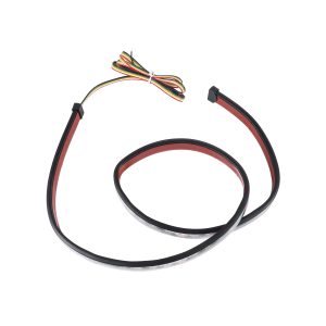 81734 Car Backlit LED Strip Εύκαμπτη Ταινία 100cm Σήμανσης DRL Αυτοκινήτου 3 Προγραμμάτα Φωτισμού LED SMD 5050 12W DC 9-30V Αδιάβροχη IP65 Πορτοκαλί – Κόκκινο – 2 Χρόνια Εγγύηση