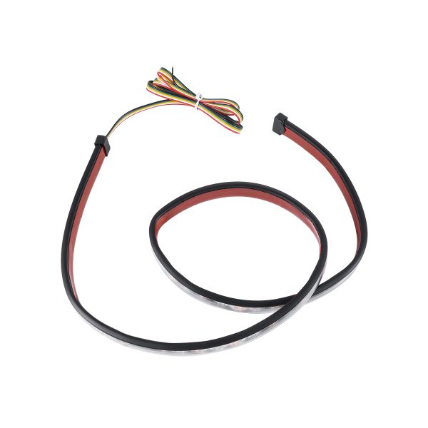81734 Car Backlit LED Strip Εύκαμπτη Ταινία 100cm Σήμανσης DRL Αυτοκινήτου 3 Προγραμμάτα Φωτισμού LED SMD 5050 12W DC 9-30V Αδιάβροχη IP65 Πορτοκαλί - Κόκκινο - 2 Χρόνια Εγγύηση - Image 2