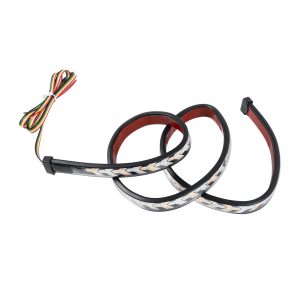 81735 Car Backlit LED Strip Εύκαμπτη Ταινία 150cm Σήμανσης DRL Αυτοκινήτου 3 Προγραμμάτα Φωτισμού LED SMD 5050 12W DC 9-30V Αδιάβροχη IP65 Πορτοκαλί – Κόκκινο – 2 Χρόνια Εγγύηση