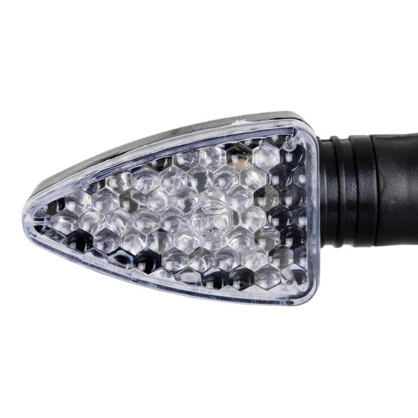 81751 ΣΕΤ 2 x Φλάς Μοτοσυκλέτας Universal Triangle LED Diode 5W DC 12V Πορτοκαλί Αδιάβροχα IP65 - Image 2