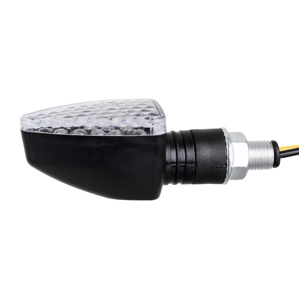 81751 ΣΕΤ 2 x Φλάς Μοτοσυκλέτας Universal Triangle LED Diode 5W DC 12V Πορτοκαλί Αδιάβροχα IP65 - Image 3
