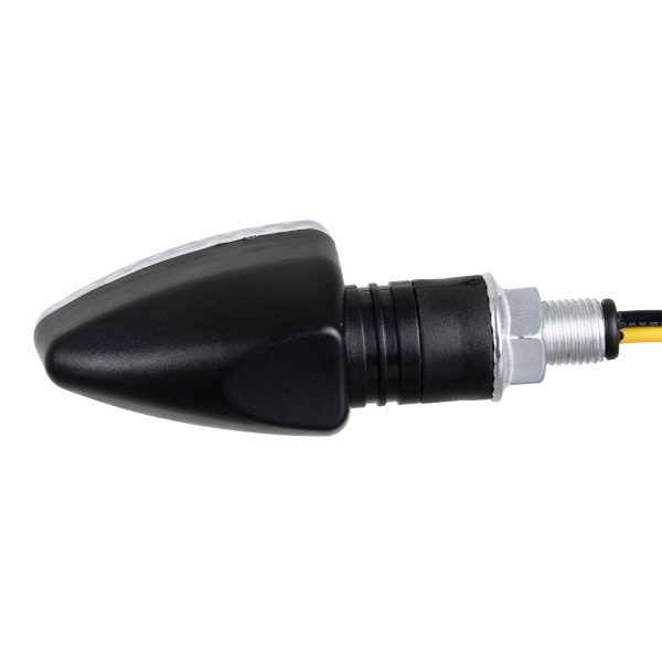 81751 ΣΕΤ 2 x Φλάς Μοτοσυκλέτας Universal Triangle LED Diode 5W DC 12V Πορτοκαλί Αδιάβροχα IP65 - Image 4