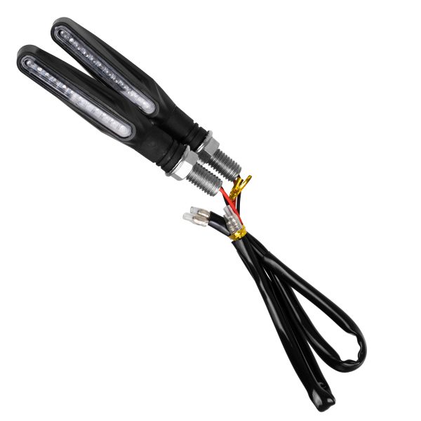 81753 ΣΕΤ 2 x Φλάς Μοτοσυκλέτας Universal Line LED SMD 5050 5W DC 12V Πορτοκαλί Αδιάβροχα IP65 - Image 5