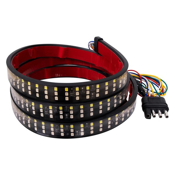 85330 Car Backlit LED Strip Εύκαμπτη Ταινία 150cm Σήμανσης DRL Αυτοκινήτου 6 Προγραμμάτων Φωτισμού LED SMD 2835 80W DC 12V Αδιάβροχη IP68 Πορτοκαλί - Κόκκινο - Ψυχρό Λευκό 6000K - Image 3