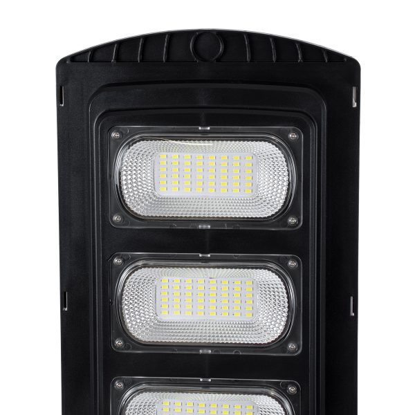 STREETA 85345 Professional LED Solar Street Light Αυτόνομο Ηλιακό Φωτιστικό Δρόμου 150W 1500lm 240 x LED SMD 5730 με Ενσωματωμένο Φωτοβολταϊκό Panel 6V 18W & Επαναφορτιζόμενη Μπαταρία Li-ion 3.2V 20000mAh με Αισθητήρα Ημέρας-Νύχτας & PIR Αισθητήρα - Image 5