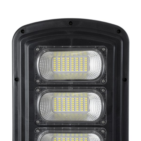 STREETA 85346 Professional LED Solar Street Light Αυτόνομο Ηλιακό Φωτιστικό Δρόμου 180W 1800lm 288 x LED SMD 5730 με Ενσωματωμένο Φωτοβολταϊκό Panel 6V 20W & Επαναφορτιζόμενη Μπαταρία Li-ion 3.2V 30000mAh με Αισθητήρα Ημέρας-Νύχτας & PIR Αισθητήρα - Image 5