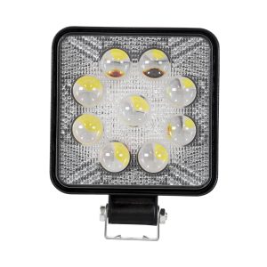 85404 Vehicle Work Lights – Φώτα Εργασίας για Οχήματα LED 27W DC 10-30V Αδιάβροχο IP67 Ψυχρό Λευκό 6000K Μ14 x Π11 x Υ2.2cm