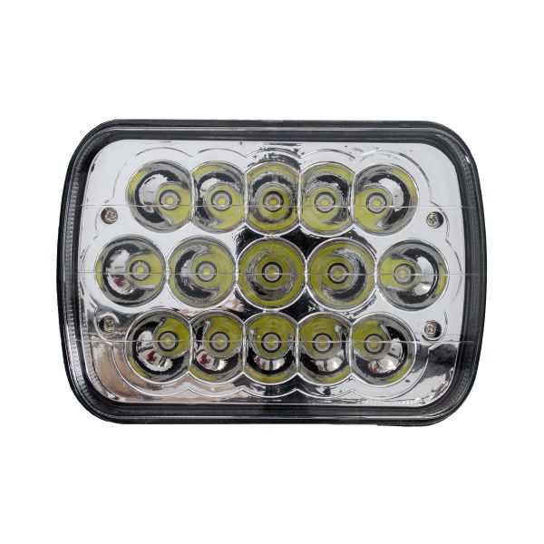 85421 Φανάρι JEEP WRANGLER Βασικού Φωτισμού H4 H/L LED CREE CXB COB 45W 4500lm DC 9-80V Αδιάβροχο IP67 Ψυχρό Λευκό 6000K Μ17 x Π11 x Υ5.5cm - Image 3