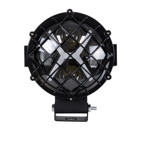 85438 Vehicle & JEEP Work Lights - Φώτα Εργασίας για Οχήματα και JEEP με X Light DRL & Φλας LED High Power 45W DC 9-36V Αδιάβροχo IP67 Πορτοκαλί & Ψυχρό Λευκό 6000K M17 x Π8 x Υ21cm - Image 2