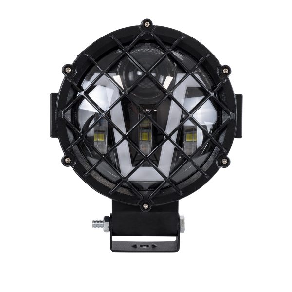 85439 Vehicle & JEEP Work Lights - Φώτα Εργασίας για Οχήματα και JEEP με V Light DRL & Φλας LED High Power 45W DC 9-36V Αδιάβροχo IP67 Πορτοκαλί & Ψυχρό Λευκό 6000K M17 x Π8 x Υ21cm - Image 2