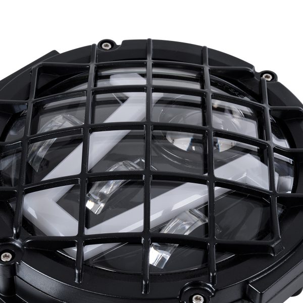 85439 Vehicle & JEEP Work Lights - Φώτα Εργασίας για Οχήματα και JEEP με V Light DRL & Φλας LED High Power 45W DC 9-36V Αδιάβροχo IP67 Πορτοκαλί & Ψυχρό Λευκό 6000K M17 x Π8 x Υ21cm - Image 5