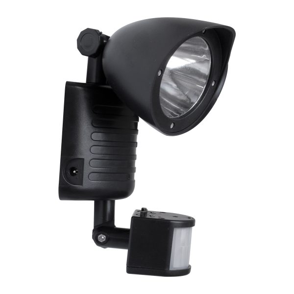 85712 Μαύρο Αυτόνομο Ηλιακό Φωτιστικό LED SMD 10W 150lm με Ενσωματωμένη Μπαταρία 1200mAh - Φωτοβολταϊκό Πάνελ με Αισθητήρα Ημέρας-Νύχτας και PIR Αισθητήρα Κίνησης Αδιάβροχο IP54 Ψυχρό Λευκό 6000K - Image 4