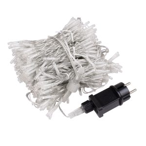 85832 Διακοσμητική Κουρτίνα 6 x 3 Μέτρα με Controller 8 Προγραμμάτων Φωτισμού – Επεκτεινόμενη 600 LED 6W AC 230V με Διάφανο Καλώδιο & Πρίζα Schuko Αδιάβροχη IP44 Πολύχρωμο RGB Μ6 x Υ3m