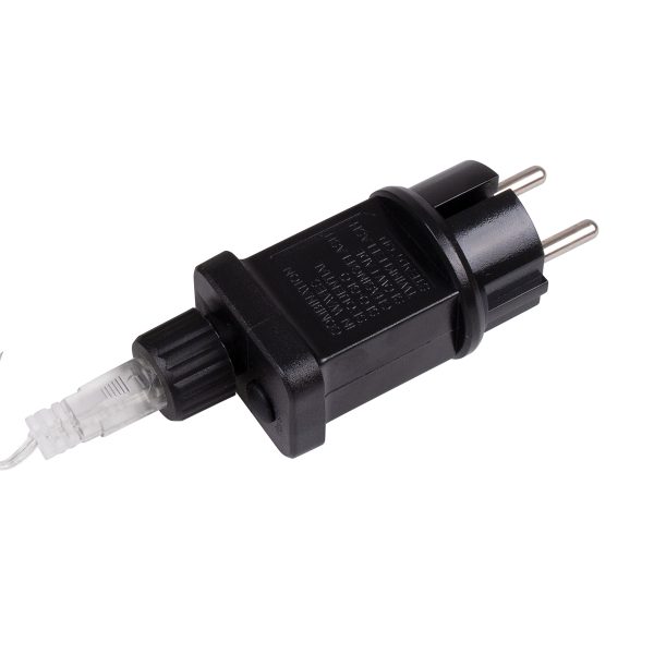 85838 Διακοσμητική Γιρλάντα 23 Μέτρα με Controller 8 Προγραμμάτων Εναλλαγών Φωτισμού - Επεκτεινόμενη 200 LED 3.6W AC 230V με Διάφανο Καλώδιο & Πρίζα Schuko Αδιάβροχη IP44 RGB Μ23m - Image 3