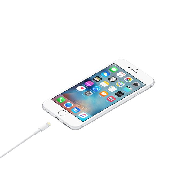 86090 Καλώδιο Φόρτισης Fast Charging Data iPhone 1M από Regular USB 2.0 σε 8 Pin Lightning Λευκό - Image 3