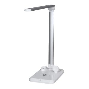 86101 Επιτραπέζιο Φωτιστικό Πορτατίφ LED 5W 1000lm -° DC 5V IP20 Φυσικό Λευκό 4500K Λευκό Πλαστικό με Γκρι Μέταλλο – Μ33 x Π14 x Υ63cm – 2 Xρόνια Εγγύηση