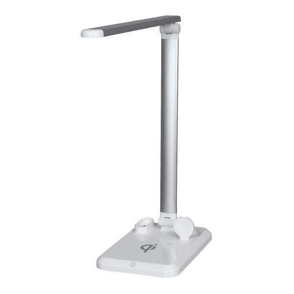 86101 Επιτραπέζιο Φωτιστικό Πορτατίφ LED 5W 1000lm -° DC 5V IP20 Φυσικό Λευκό 4500K Λευκό Πλαστικό με Γκρι Μέταλλο - Μ33 x Π14 x Υ63cm - 2 Xρόνια Εγγύηση - Image 2