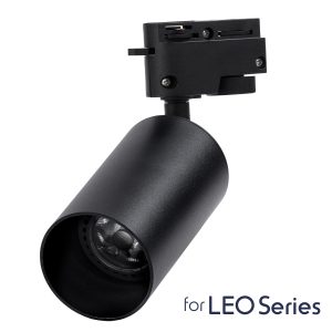 LEO 60353 Μοντέρνο Φωτιστικό Οροφής Σποτ Μονόφωτο 1 x GU10 IP20 Μαύρο Αλουμίνιο – Μ6 x Π6 x Υ19cm – 5 Χρόνια Εγγύηση