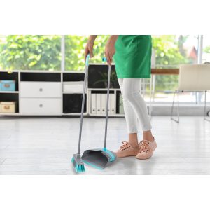 Σετ Σκουπάκι και Φαράσι 93cm Γκρι/Τυρκουάζ