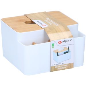 Κουτί Χαρτομάντηλων 16.5×15.5×9.7cm ALPINA
