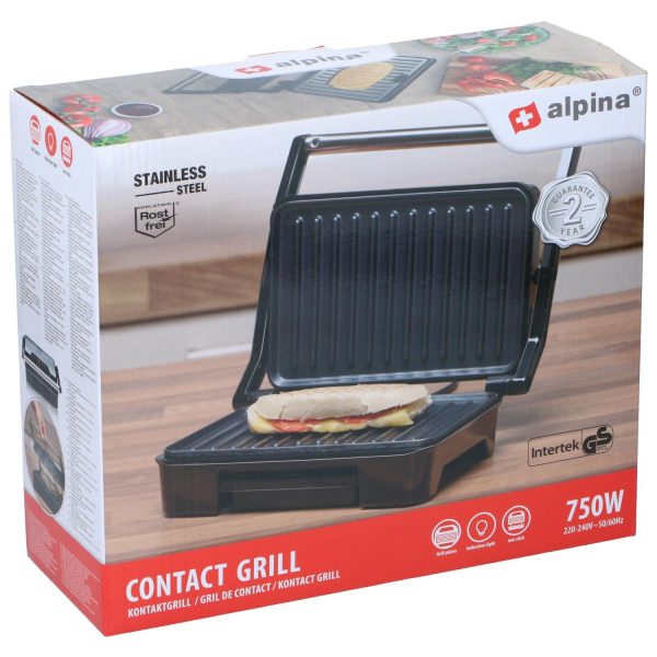 Συσκευή Panini 750W ALPINA - Image 3