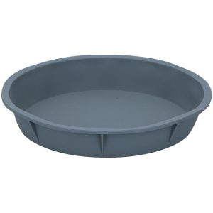 Στρογγυλή Φόρμα Κέικ Σιλικόνη Γκρι 24.5×4.5cm ALPINA Σε 2 Χρώματα